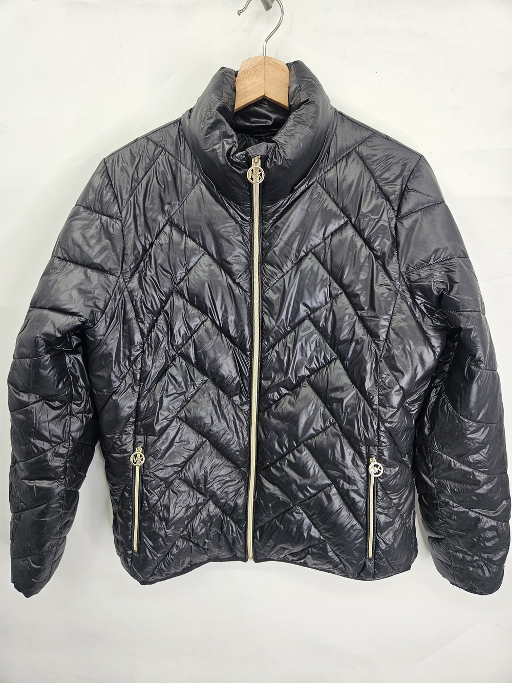 Michael Kors Black Quilted Packable Puffer Jacket